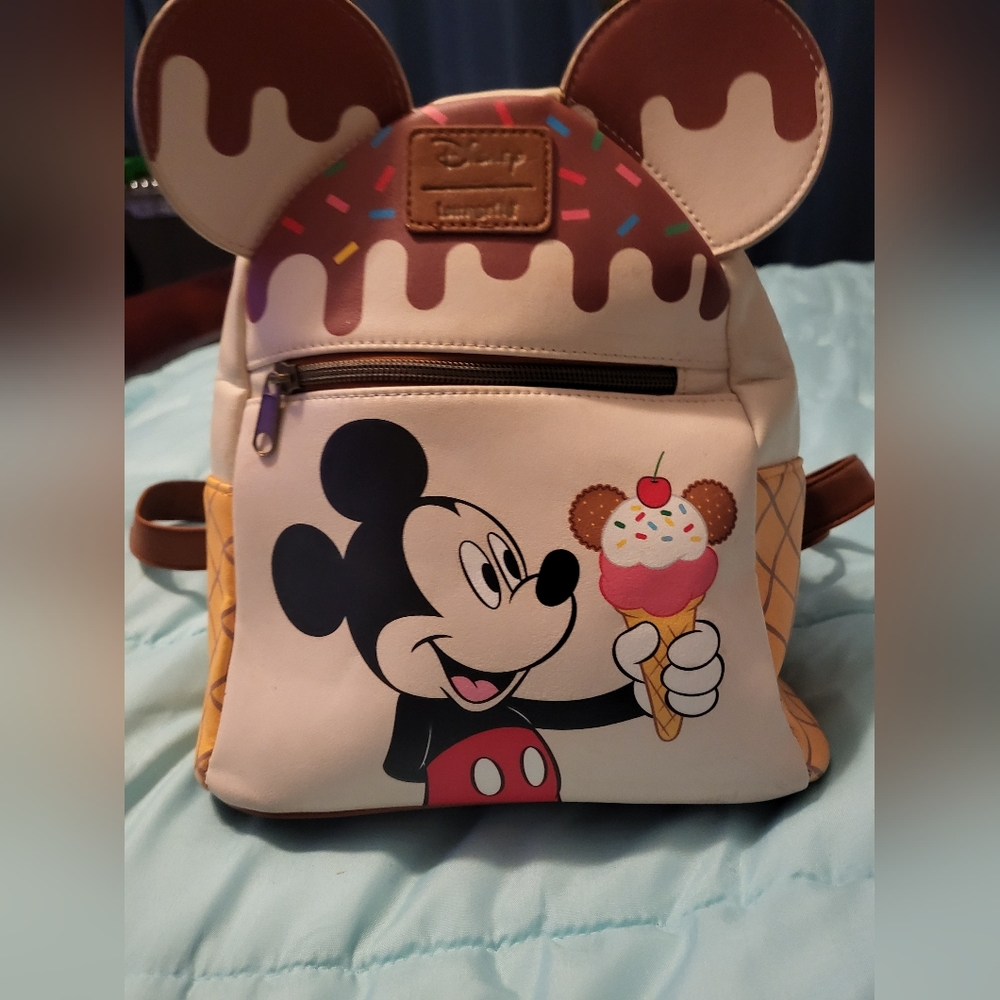 Loungefly Mickey Mouse Ice Cream mini backpack